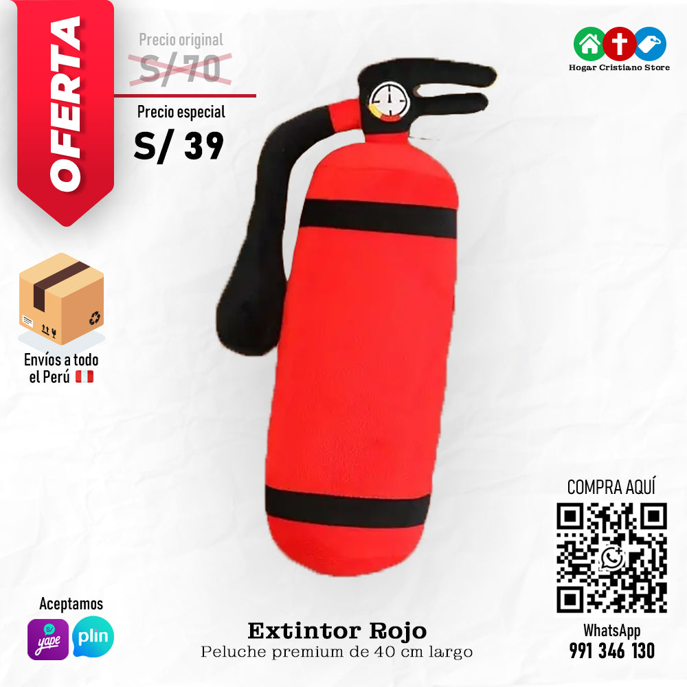 Extintor rojo