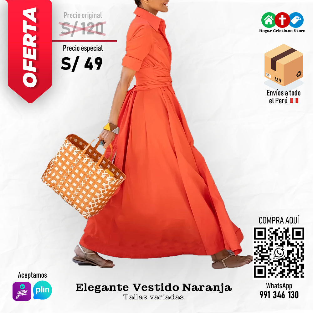 Vestido Naranja