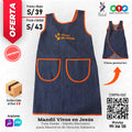 Mandil “Vivos en Jesús”