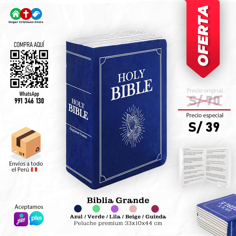 Biblia Grande de Peluche